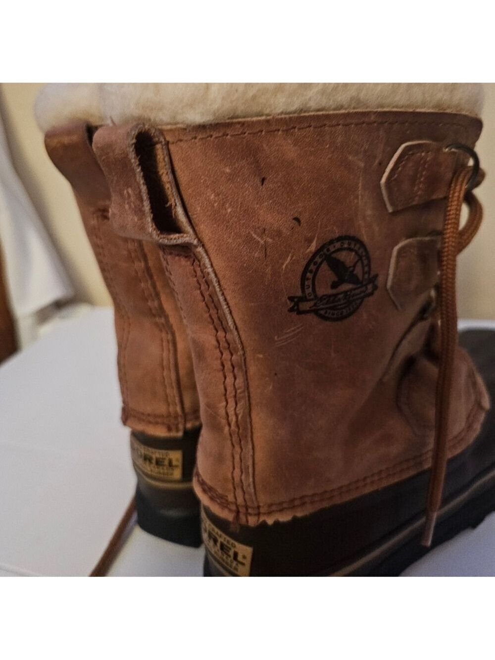 Sorel Boots Women’s Alpine Winter Brown Leather Insulated Faux Fur Ski Snow - Picture 7 of 11